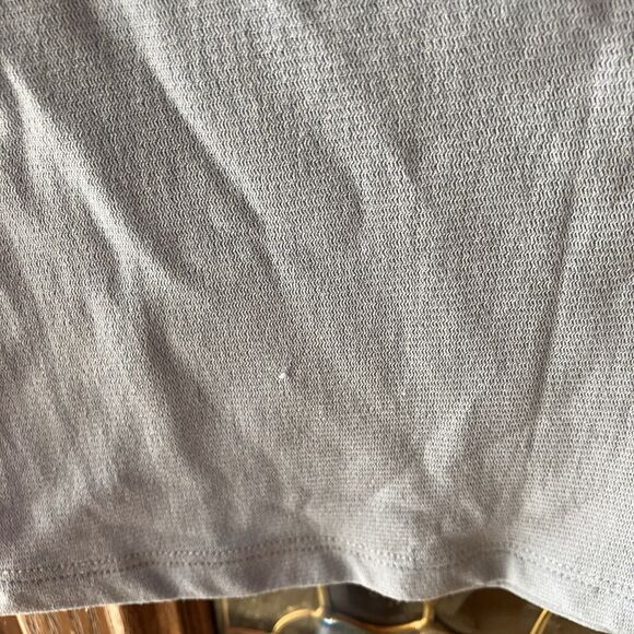 VTG US Boys Women's Bow Back Tie Empire Cut Top Cap Sleeve Cool Blue Size M Y2K - Picture 5 of 8